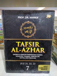 TAFSIR AL-AZHAR JILID 7