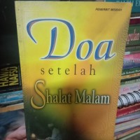 Doa setelah sholat malam