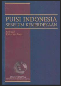 PUISI INDONESIA SEBELUM KEMERDEKAAN