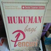 HUKUMAN BAGI PENCURI