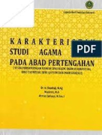 KARAKTERISTIK STUDI AGAMA-AGAMA PADA ABAD PERTENGAHAN