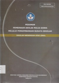 PEDOMQN PENDIDIKAN AHLAK MULIA SISWA SMA